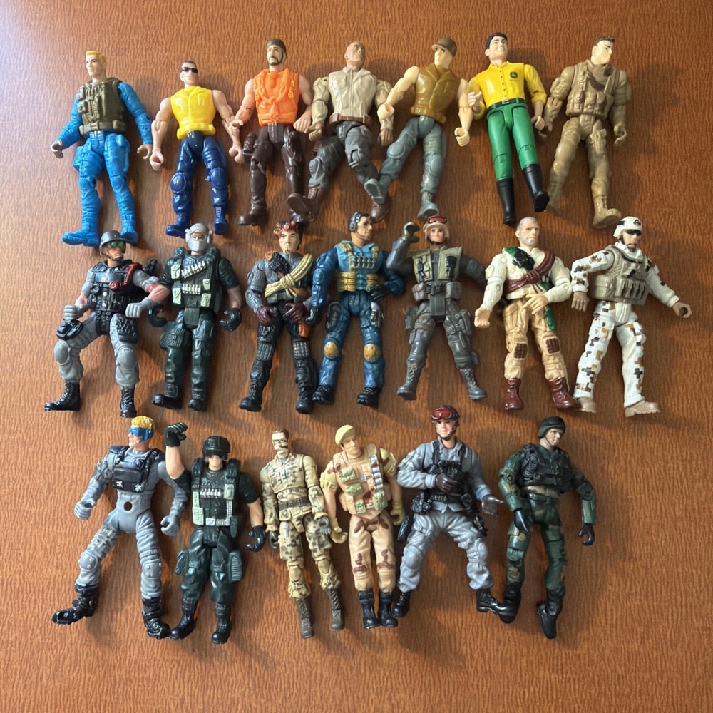 Chap Mei Gi Joe Military Figure Mixed Lot Of 20